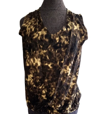 NUEVO CON ETIQUETAS BLUSA SIN MANGAS ADRIENNE VITTADINI PARA MUJER PEQUEÑA PRECIO DE VENTA SUGERIDO POR EL FABRICANTE $68 Foto 1 de 2