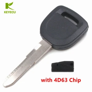 Llave de transpondedor en blanco para Mazda 3 5 6 Cx-7 Mx-5 Miata RX-8 con chip 4D63 80 bits - Imagen 1 de 4