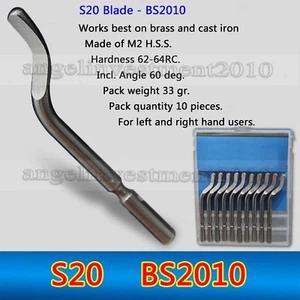10 pieces Heavy Duty 3.2mm Swivel blade S20 BS2010 Compatible - Picture 1 of 3