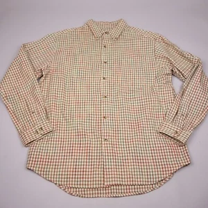 The Territory Ahead Button Up Shirt Large Multicolor Plaid Cotton Casual Mens - Picture 1 of 10