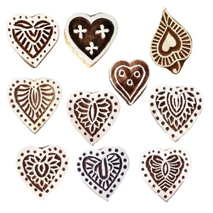 Royal Kraft Heart Holzdruckstempel (10er-Set) - Bild 1 von 6