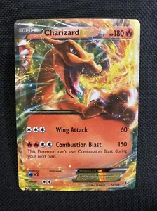 Charizard EX - Pokemon Card - Half Art - Flashfire 12/106 - Ultra Rare Holo - LP - Picture 1 of 7
