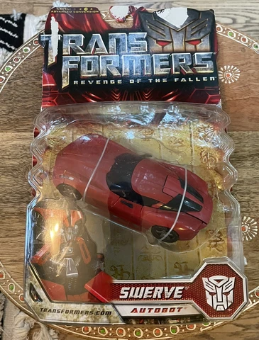 Transformers Revenge of the Fallen Deluxe Class Autobot Swerve Damaged Box Cover