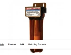 NEW Rinnai 103000038 #31 ScaleCutter Water Softener System - Picture 1 of 1