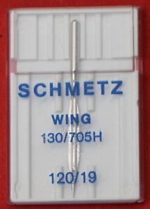 Schmetz Wing Needle 120/19  Hemstitch Needle
