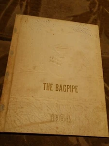 Wagram NC Scotland County The Bagpipe High School Yearbook 1954 North Carolina - Imagen 1 de 14