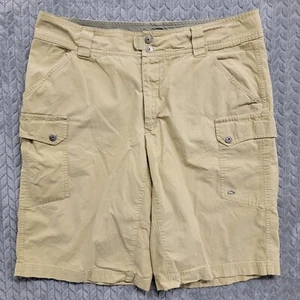 Columbia Sportswear Co Cargo Hiking Shorts Size 36 Yellow Camping Outdoor - Picture 1 of 8