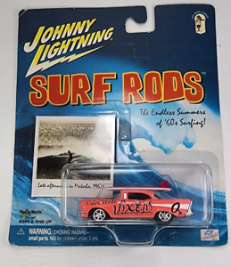 2001 Johnny Lightning Surf Rods * Pink 1957 Chevy * Palos Verde Vixens Diecast