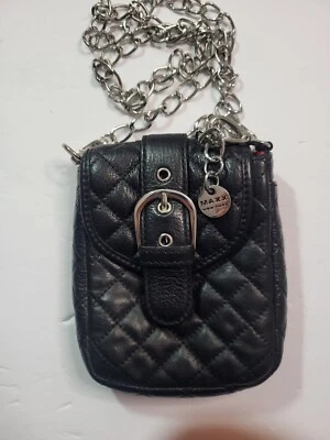 Bolsos para mujer Maxx New York acolchados a mano negros excelente estado Foto 1 de 4