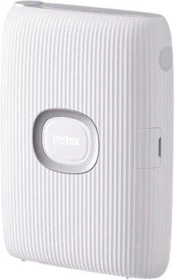 Fujifilm Instax Mini Link 2 Instant Smartphone Printer, Ash White - Image 1 of 4