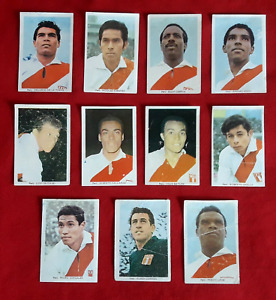 1970 FIFA World Cup Peru National Team Football Cards Rare Uruguay Edition (11x)