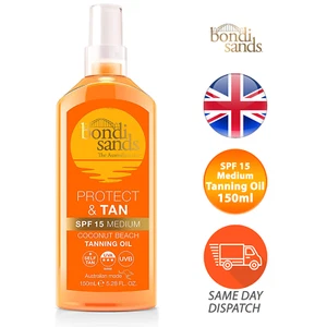 Bondi Sands Protect & Tan SPF 15 Vegan Cruelty Free Tanning Oil 150ml - Picture 1 of 6