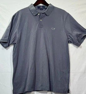 Vineyard Vines Polo Shirt Mens Navy Whale Classic Sz. L - Picture 1 of 5