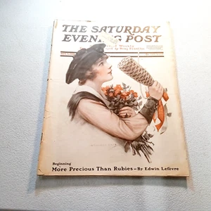 The Saturday Evening Post Nov. 9 1918 More Precious Than Rubies Edwin Lefevre - Picture 1 of 2