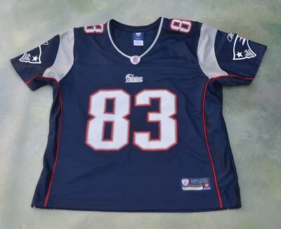 Camiseta De Colección NFL New England Patriots Wes Welker #83 Talla Mujer L. Foto 1 de 4