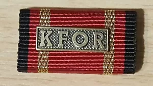 Bandschnalle Bundeswehr Einsatzmedaille KFOR Bronze Ordensspange Bandspange BW - Bild 1 von 2