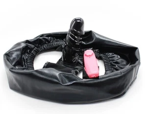 Sexy Female PVC Wet Look Underwear Brief Panties Knickers with Fixture + Vib - Picture 1 of 5