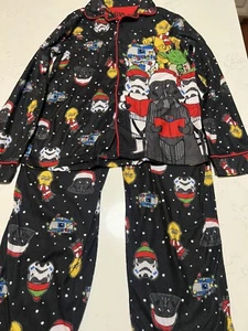 boys christmas pajamas size M Star Wars - Picture 1 of 5