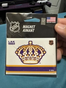 Los Angeles Kings THROWBACK 1982 2.5x3.5 Metal Magnet 🧲 NHL LICENSED - Picture 1 of 1