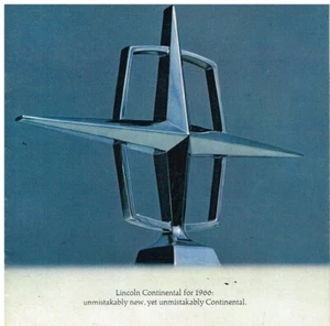 LINCOLN CONTINENTAL SALOON COUPE CONVERTIBLE LIMOUSINE ORIG. 1966 SALES BROCHURE - Picture 1 of 1