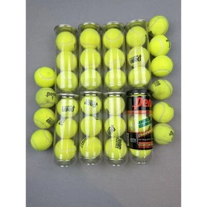 34 Penn Extra-Duty Tennis Balls 8 Cans, + 10 Loose NEW - USTA Felt - Picture 1 of 2