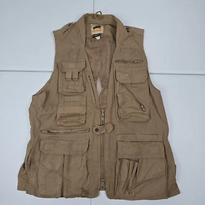 Vtg Humvee Vest Men S Cargo Safari Fishing Utility Photography Hiking Tactical - Image 1 of 4
