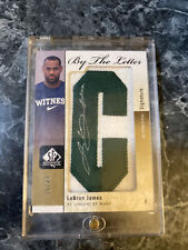 2011/12 Lebron James SP Authentic By The Letters Patch Auto#10/23