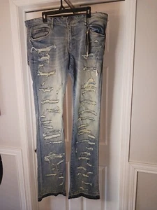 Jeans Jordan Craig taglia 38 slim fit uomo Martin jeans impilati Desert Storm - Foto 1 di 10