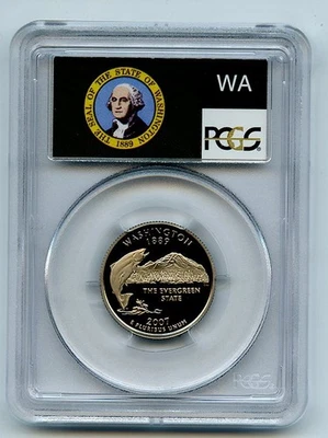 2007 S 25C Clad Washington Quarter PCGS PR70DCAM - Image 1 of 2
