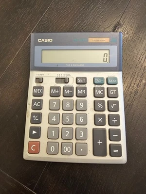 CASIO DM-1200TE Two Way Power Tax & Exchange Calculator 12 Digits Excellent Cond - Image 1 of 4