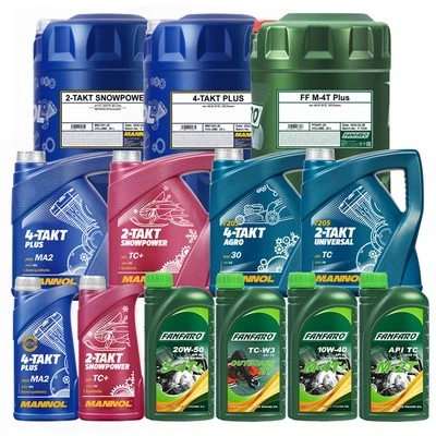MANNOL, SCT GERMANY, FANFARO, MANNOL, SCT GERMANY MANNOL FANFARO Motoröl Motorrad Öl 10W40 20W50 20W40 4-Takt 2-Takt 1-20L API SL