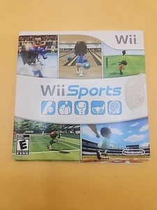 Wii Sports (Nintendo Wii, 2006) nur Hülle/Hülle und Handbuch ohne Disc - Bild 1 von 3