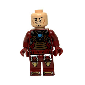 LEGO Marvel 76008 sh0073 Iron Man Mark 17 (Heartbreaker) Minifig - No Helmet