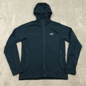 Arc'teryx Adahy Hoody Jacket Mens Small Blue Full Zip Hooded Lightweight Outdoor - Picture 1 of 12