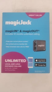Adapter telefoniczny MagicJack HOME VoIP z 12-miesięcznym połączeniem serwisowym - Zdjęcie 1 z 2