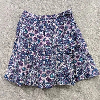 Falda para mujer Valerie Stevens línea A talla 12 púrpura cachemir forrada cremallera lateral Foto 1 de 4