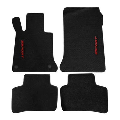Fit For 10-15 Benz GLK-Class 4Dr Black Nylon Floor Mat Carpet Fron Rear 4PCS Set - Image 1 of 2
