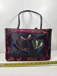 Vintage Bueno Purse Dragonfly’s Dragons From 1990 - Picture 1 of 11