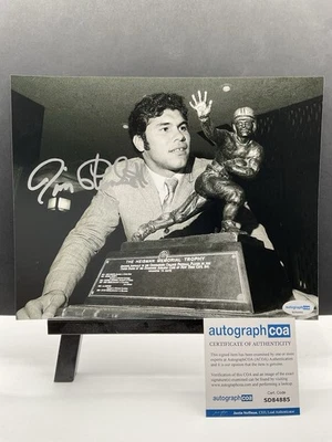 Jim Plunkett Signed Photo ACOA Stanford signed Heisman signed photo Raiders auto - Image 1 of 4