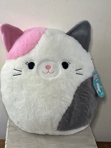 New Squishmallows FuzzAMallows Karina The Cat Calico Kitten 12” NWT Squishmallow - Picture 1 of 5