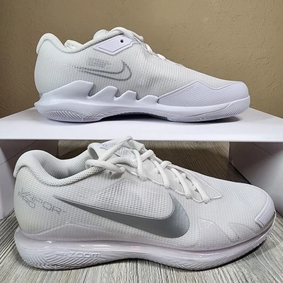 Nike Court Air Zoom Vapor Pro Tennis White Wmns Sz 10/Mens Sz 8.5 New CZ0222-108 - Image 1 of 4