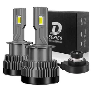 2PZ Lampadina Faro LED 30000LM Xenon Luce Auto Turbo Lampada Canbus 6000KPlug&Play - Foto 1 di 22