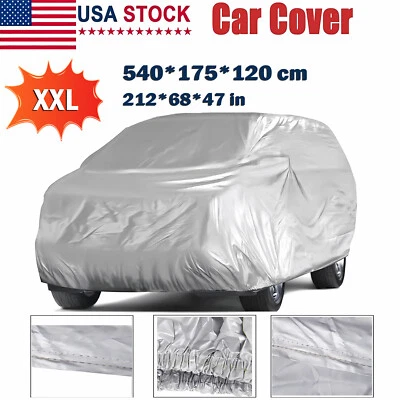 Waterproof Full Car SUV Cover Protection Outdoor UV Snow Dust Rain Resistant US - Image 1 of 4