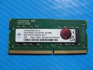 HP 14-dq2053cl Nanya 8GB 1Rx8 PC4-3200AA Memory RAM SO-DIMM NT8GA64D88CX3S-JR - Picture 1 of 2