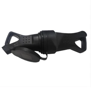 1PC EU Rubber Waterproof Socket Plug Electrial Grounded European Connector - Afbeelding 1 van 14