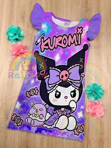 Girls Cartoon Dresses Cute KUROMI Playwear Dress SIZE CH(2/3 Years) - Picture 1 of 6