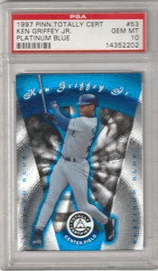 1997 Totally Certified KEN GRIFFEY JR. #1/1999! Blue PSA 10 Seattle Mariners - Picture 1 of 2