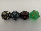 Magic The Gathering 4 X Lord Of The Rings Bundle Spindown D20 Dice Pair Oversize