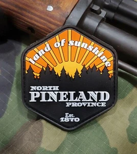 North Pineland Province Hex PVC Tactical Morale Patch Special Forces Robin Sage - Picture 1 of 1