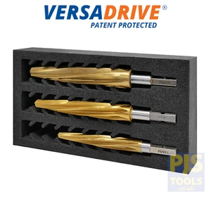 HMT Holemaker 501030-3SET 14, 18 y 22 mm 3 piezas Juego de escarpadores de impacto - Imagen 1 de 2